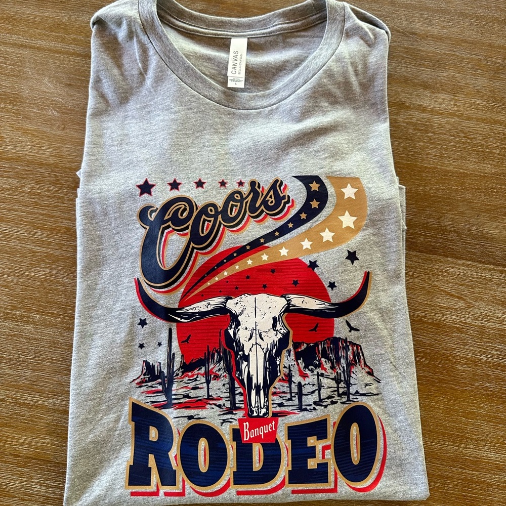 Gray Rodeo T-Shirt